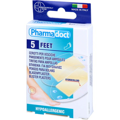 BLASENPFLASTER hydrocolloid 3,8x7 cm 5 St