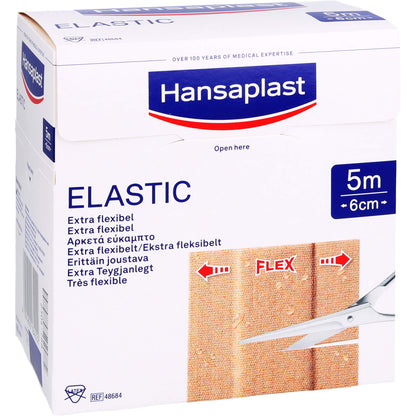 HANSAPLAST Elastic Pflaster 6 cmx5 m 1 St
