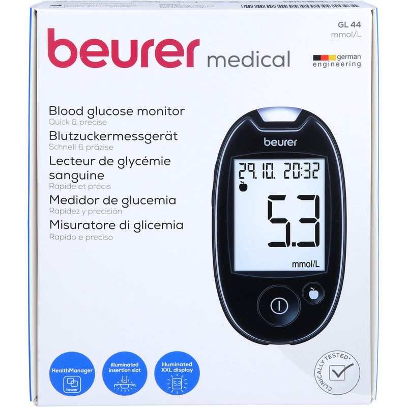 BEURER GL44 BZMG MMOL/L 1 St