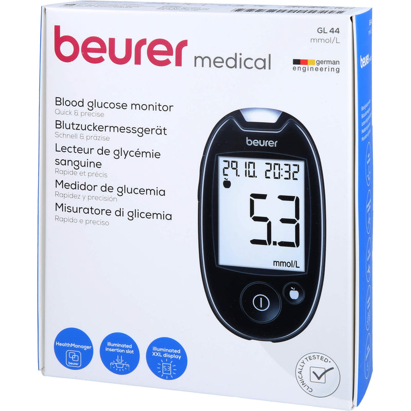 BEURER GL44 BZMG MMOL/L 1 St