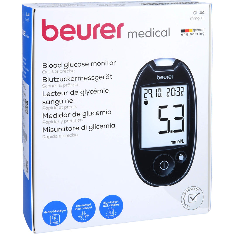 BEURER GL44 BZMG MMOL/L 1 St