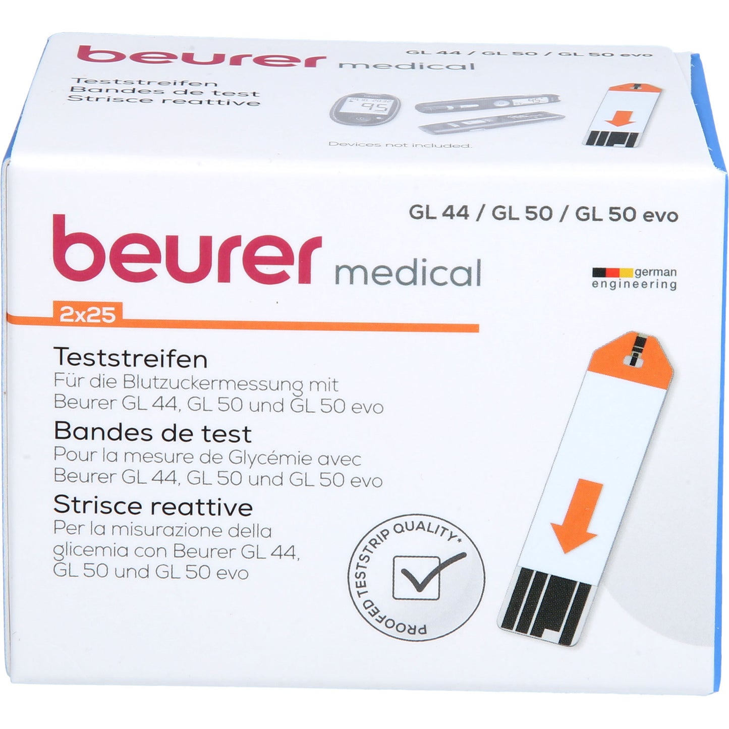 BEURER GL44/GL50 Teststreifen 50 St