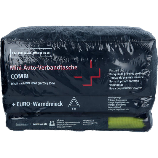 VERBANDTASCHE mini 3in1 DIN 13164+Warndreieck+Wes. 1 St