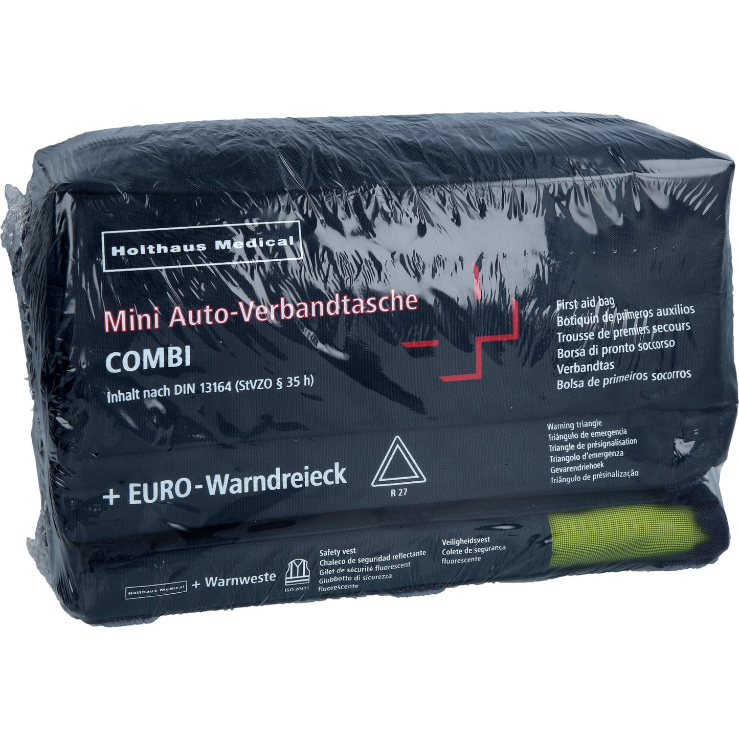 VERBANDTASCHE mini 3in1 DIN 13164+Warndreieck+Wes. 1 St