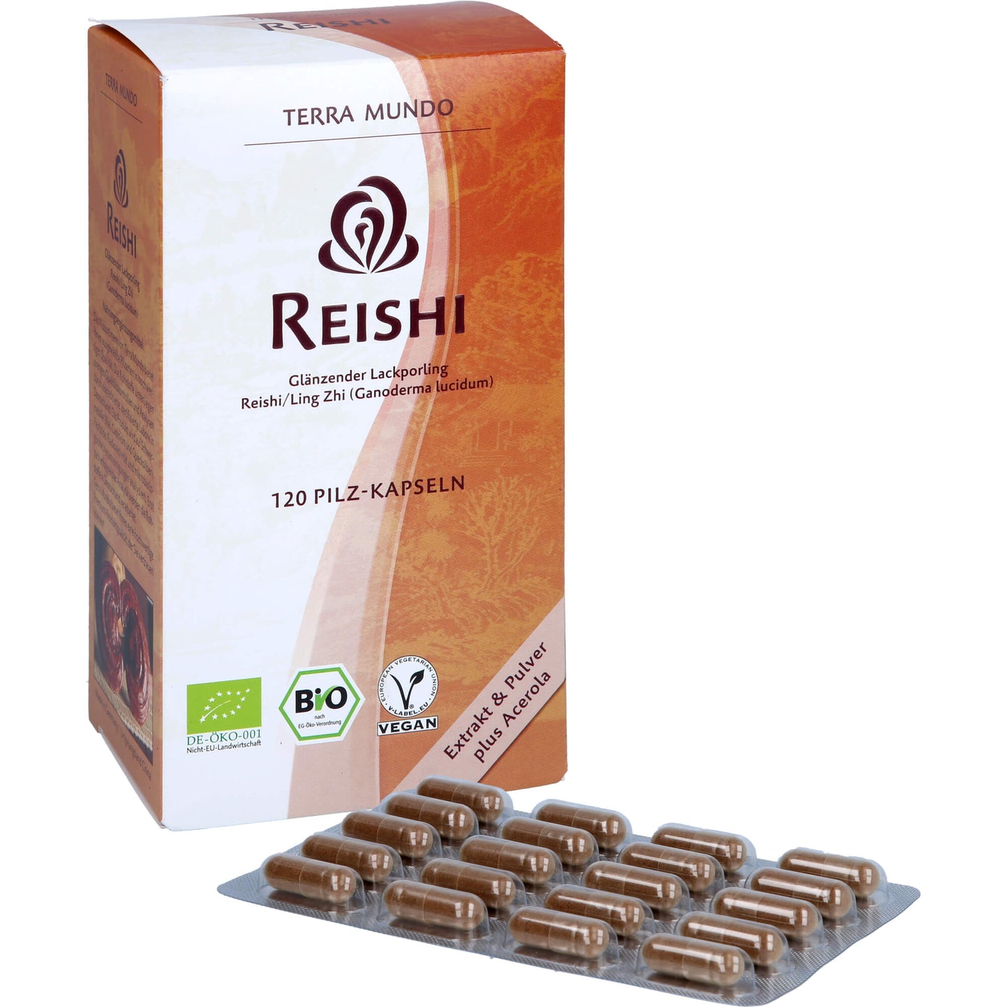 REISHI VITALPILZ Bio Terra Mundo Kapseln 120 St