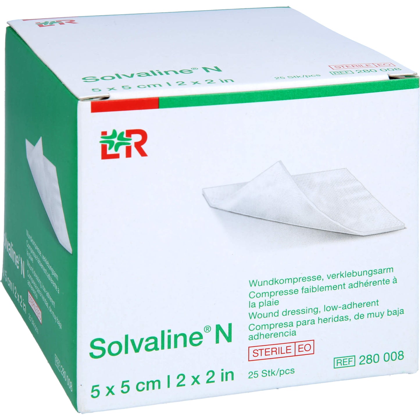 SOLVALINE N Kompressen 5x5 cm steril 25 St