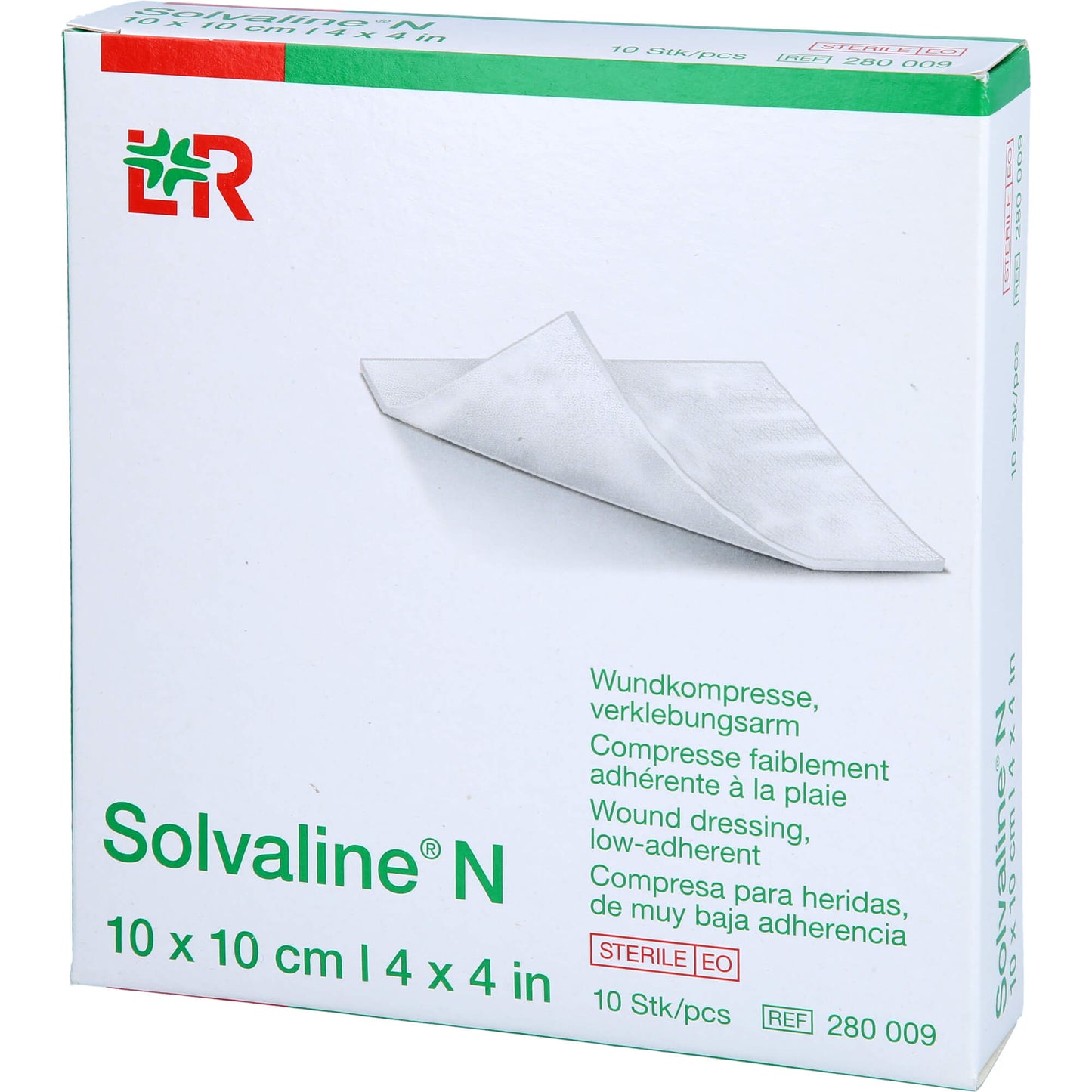 SOLVALINE N Kompressen 10x10 cm steril 10 St
