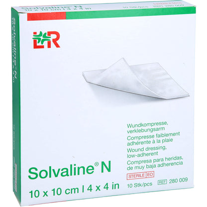 SOLVALINE N Kompressen 10x10 cm steril 10 St