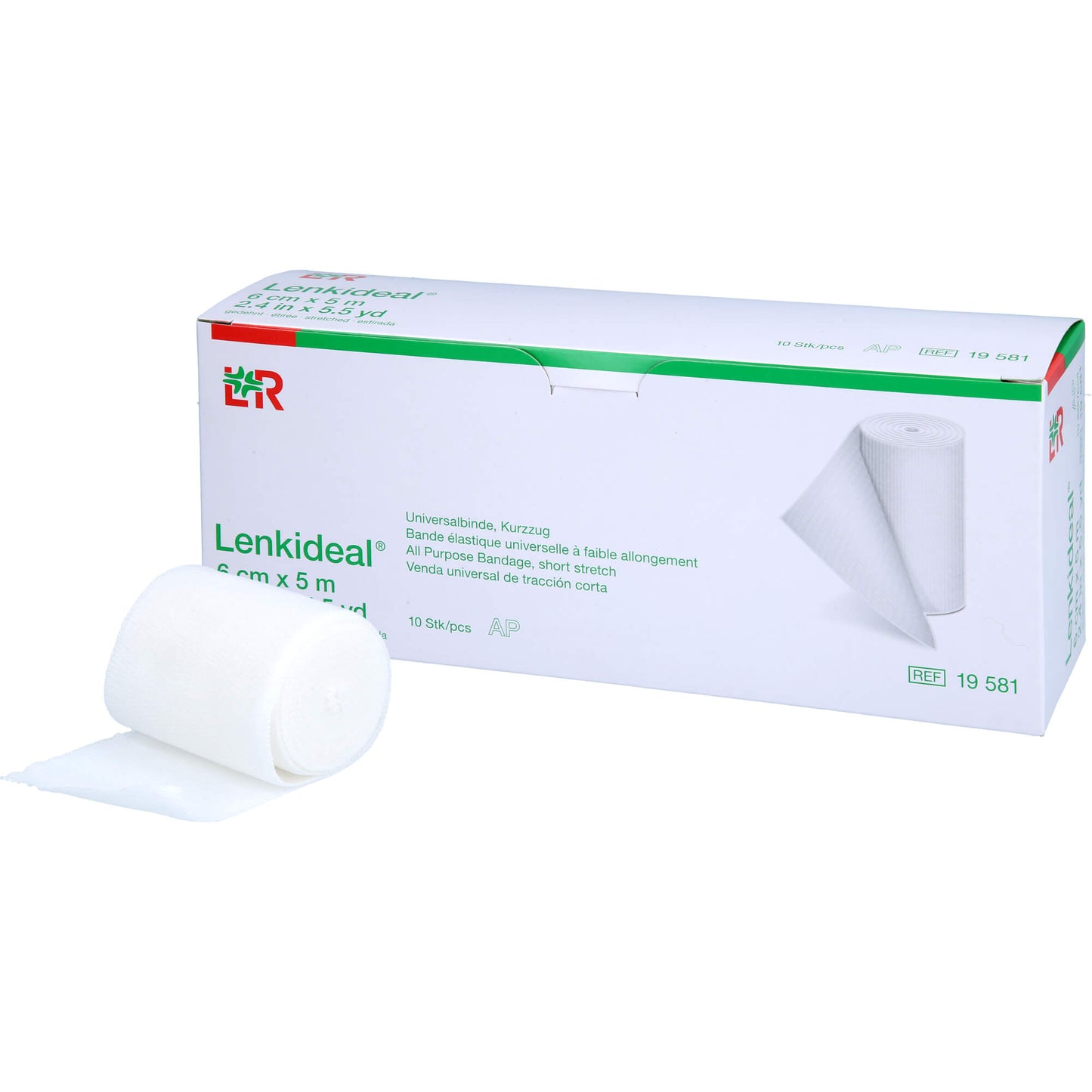 LENKIDEAL Idealb.6 cmx5 m weiß o.Verbandkl.lose 10 St