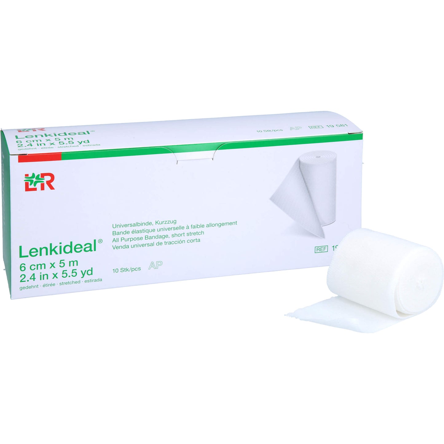 LENKIDEAL Idealb.6 cmx5 m weiß o.Verbandkl.lose 10 St