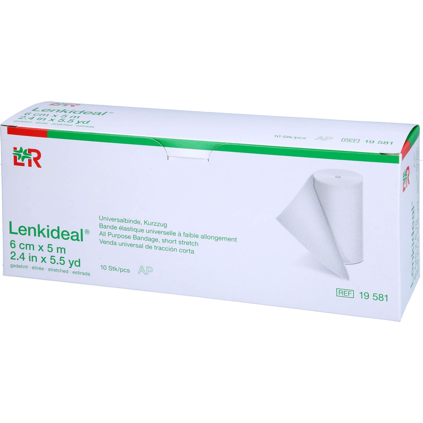 LENKIDEAL Idealb.6 cmx5 m weiß o.Verbandkl.lose 10 St