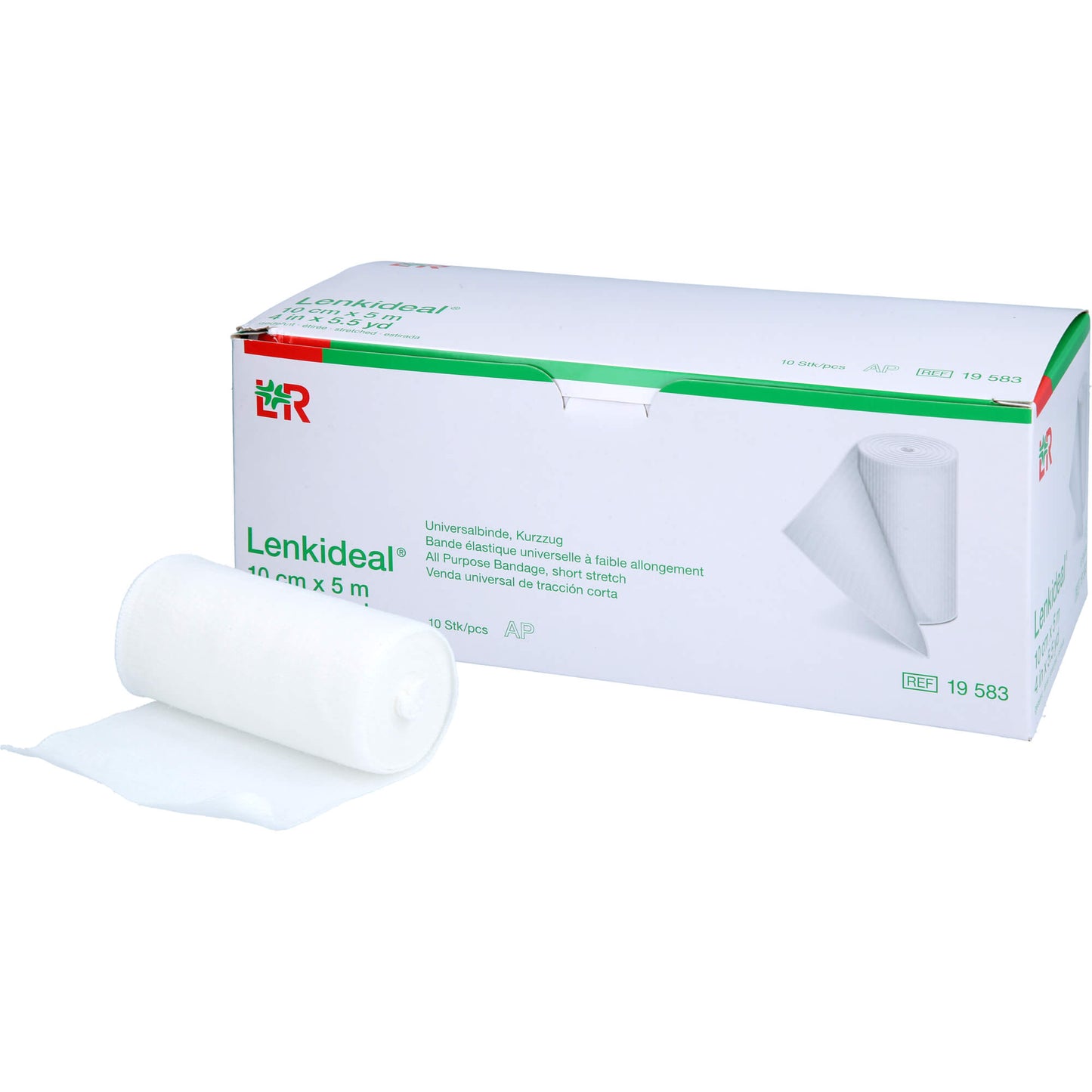 LENKIDEAL Idealb.10 cmx5 m weiß o.Verbandkl.lose 10 St