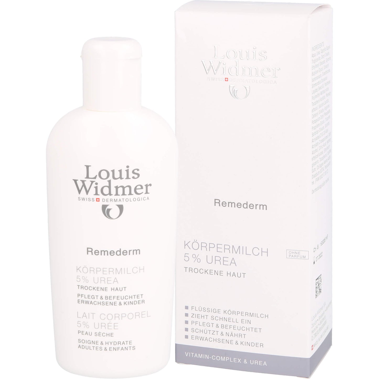WIDMER Remederm Körpermilch 5% Urea o.P. 200 ml