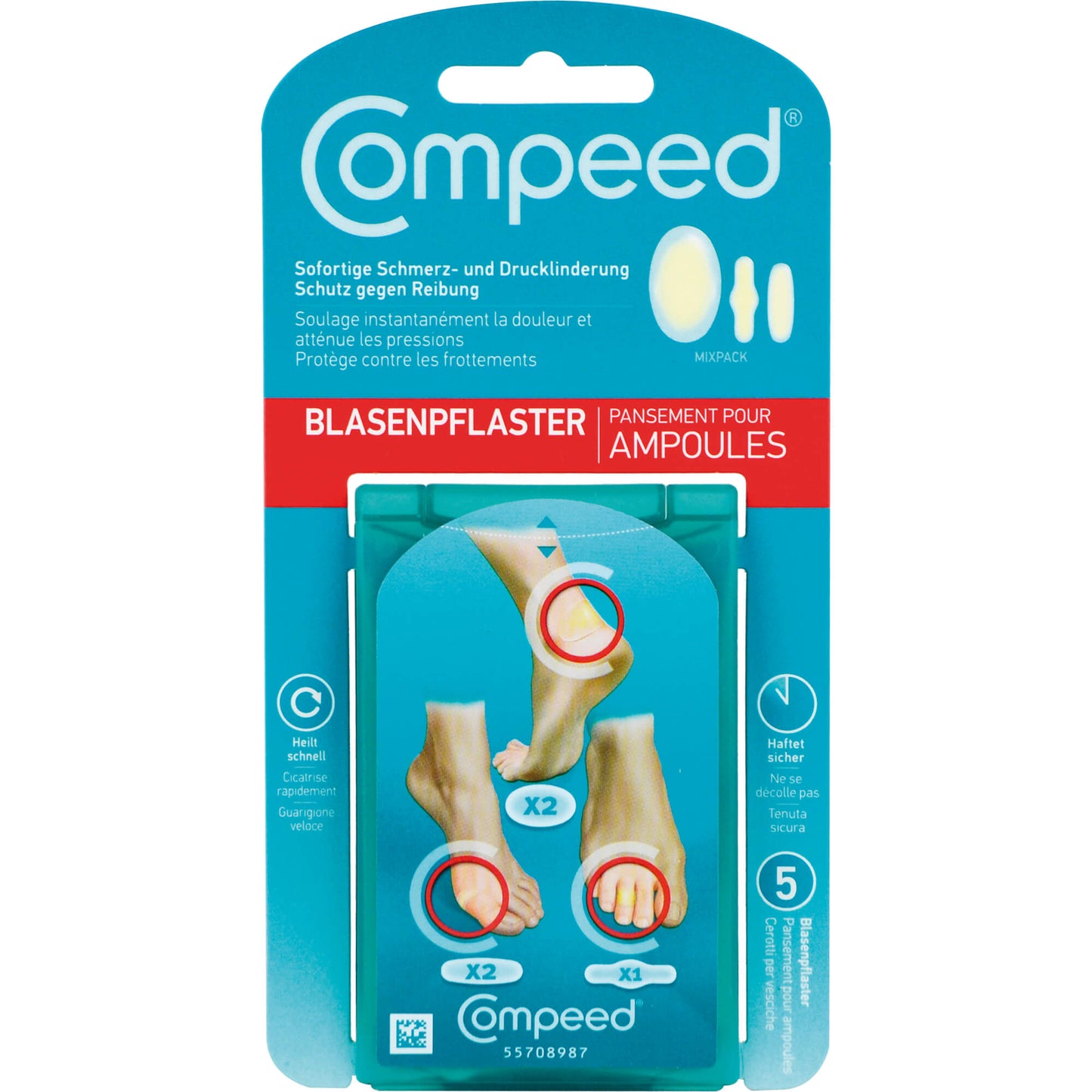 COMPEED Blasenpflaster Mixpack 5 St