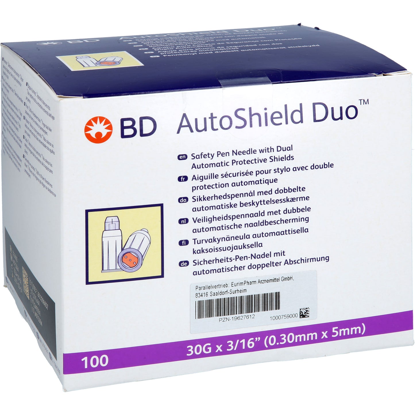 BD AUTOSHIELD Duo Sicherheits-Pen-Nadeln 5 mm 100 St