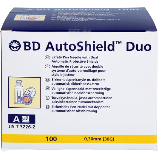 BD AUTOSHIELD Duo Sicherheits-Pen-Nadeln 8 mm 100 St