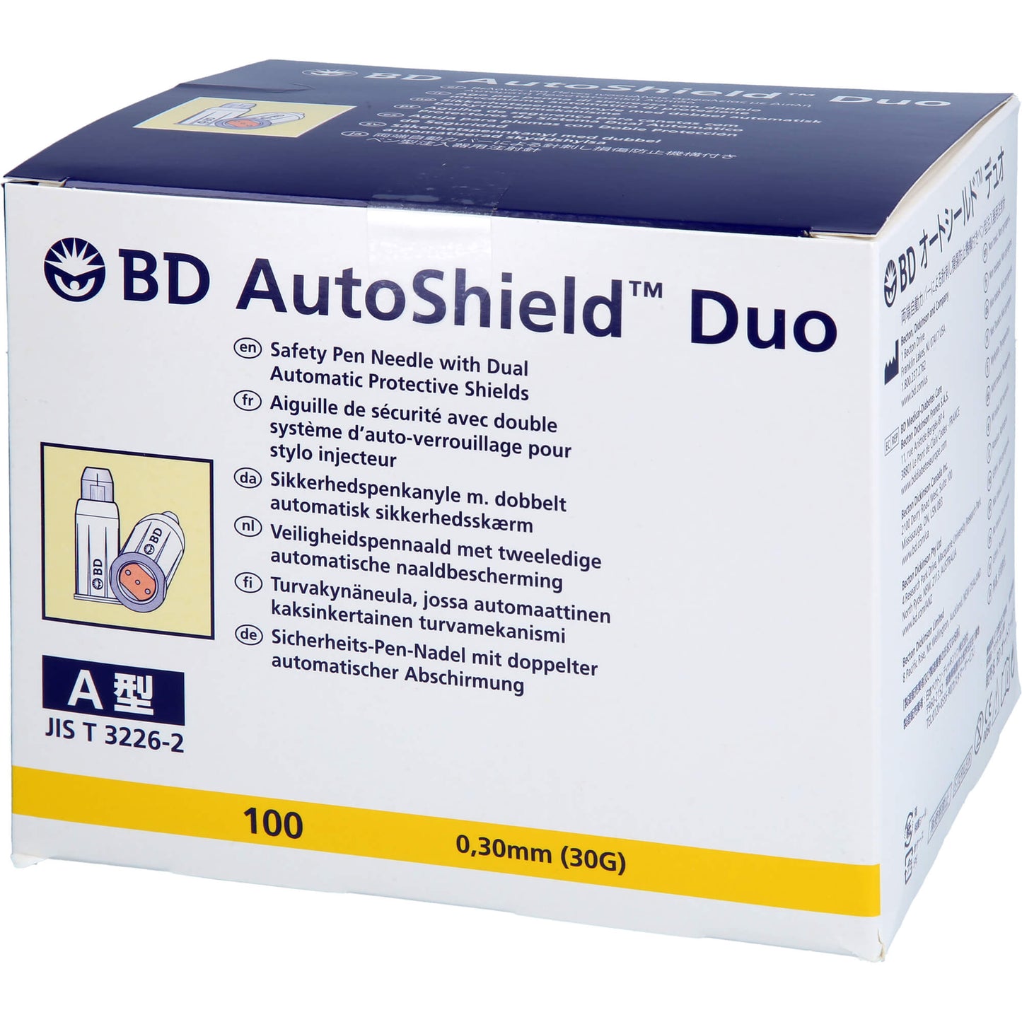 BD AUTOSHIELD Duo Sicherheits-Pen-Nadeln 8 mm 100 St