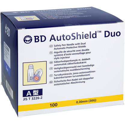 BD AUTOSHIELD Duo Sicherheits-Pen-Nadeln 8 mm 100 St