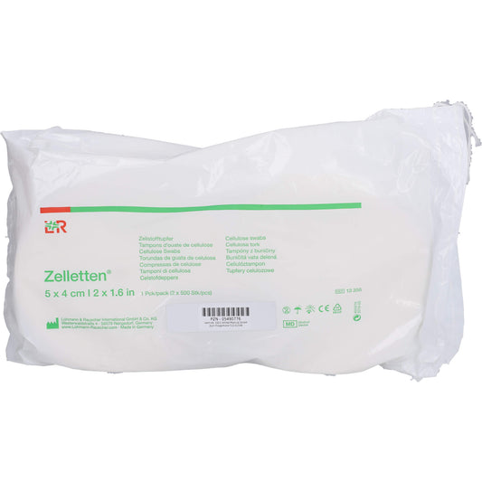 ZELLETTEN Tupfer 4x5 cm unsteril Rolle 2X500 St
