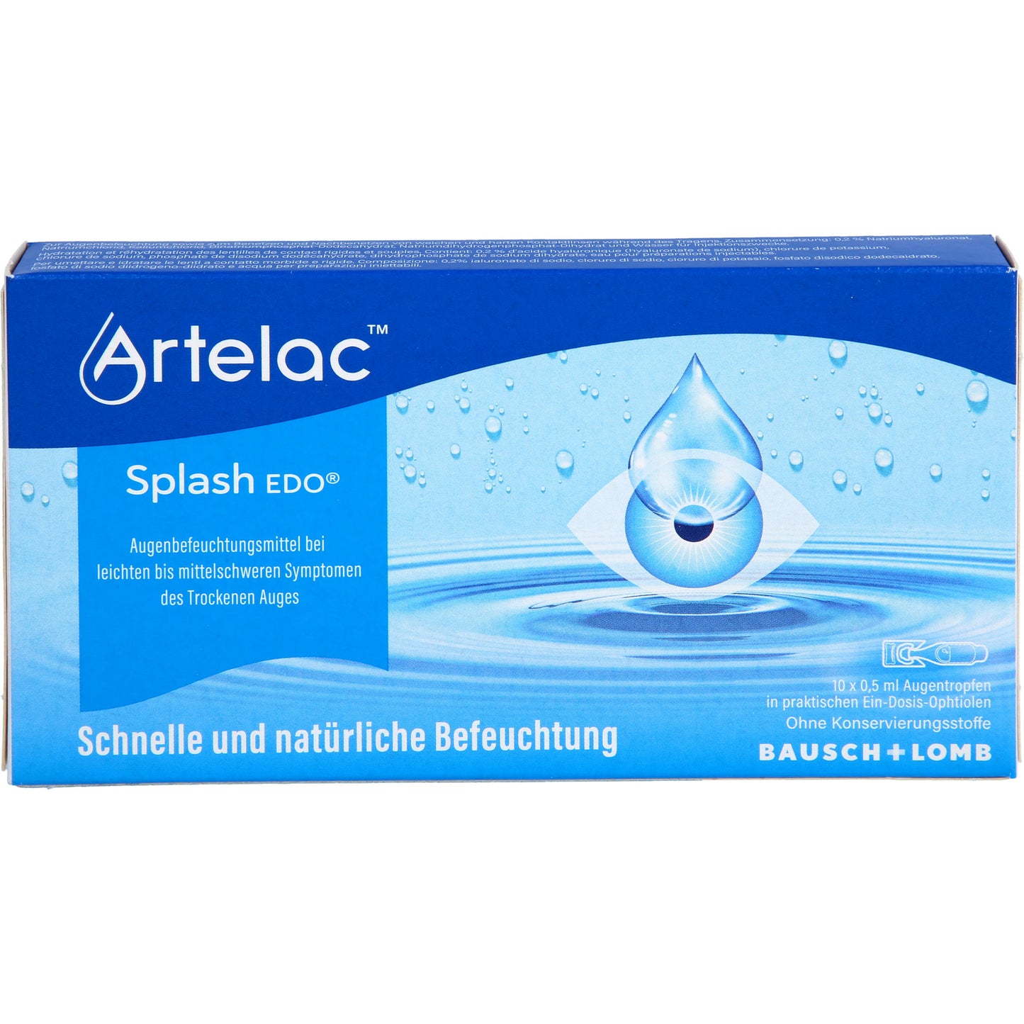 ARTELAC Splash EDO Augentropfen 10X0.5 ml
