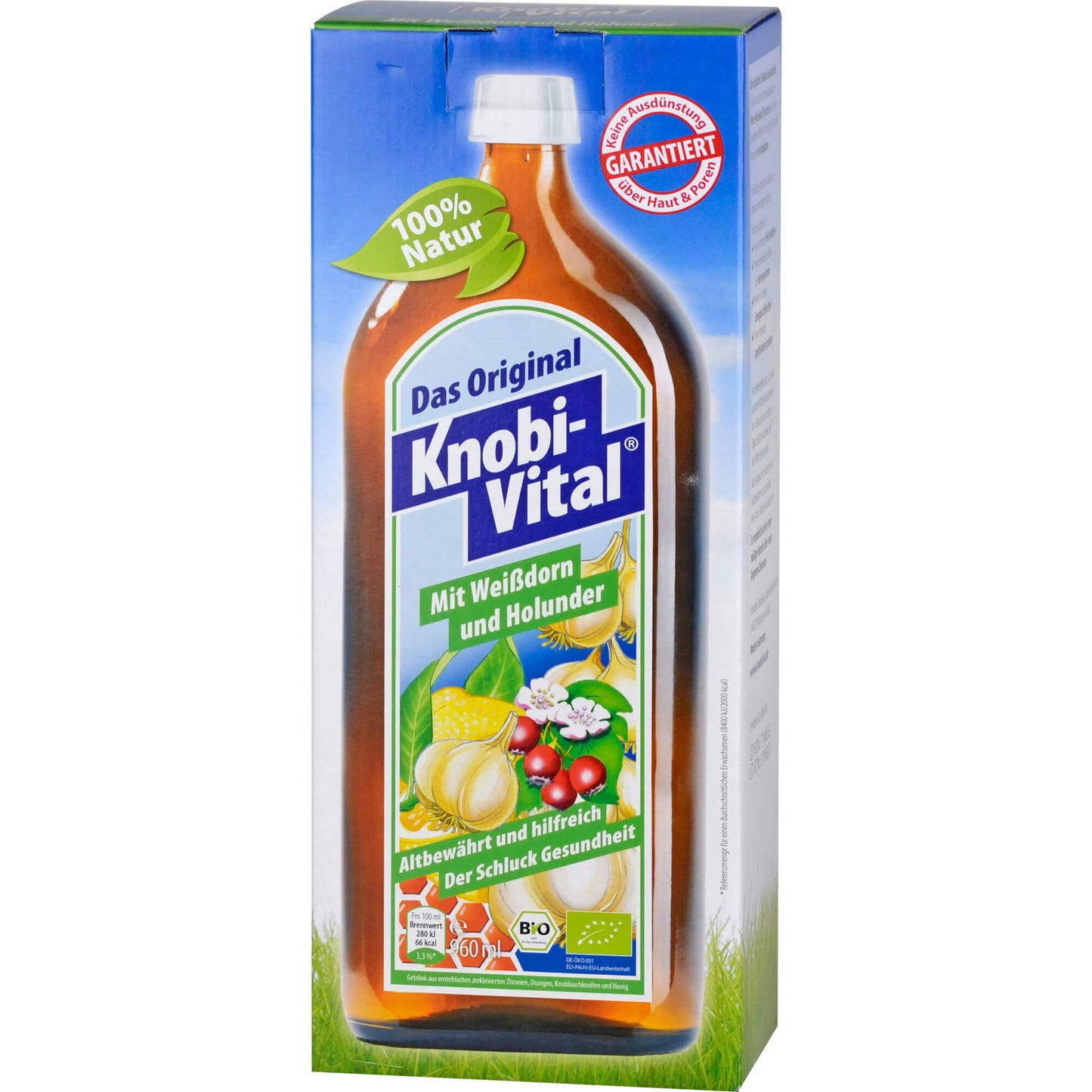 KNOBIVITAL mit Weißdorn und Holunder 960 ml