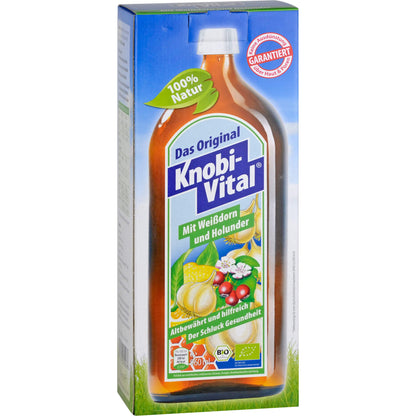 KNOBIVITAL mit Weißdorn und Holunder 960 ml