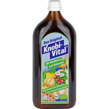 KNOBIVITAL mit Weißdorn und Holunder 960 ml