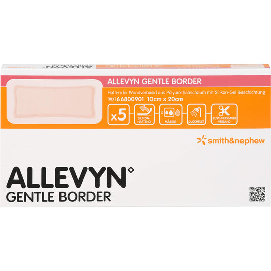 ALLEVYN Gentle Border 10x20 cm Schaumverb. 5 St