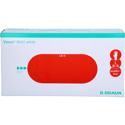 VASCO Nitril white Untersuchungshandschuhe L 100 St