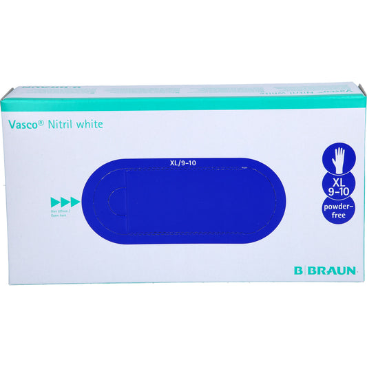 VASCO Nitril white Untersuchungshandschuhe XL 90 St