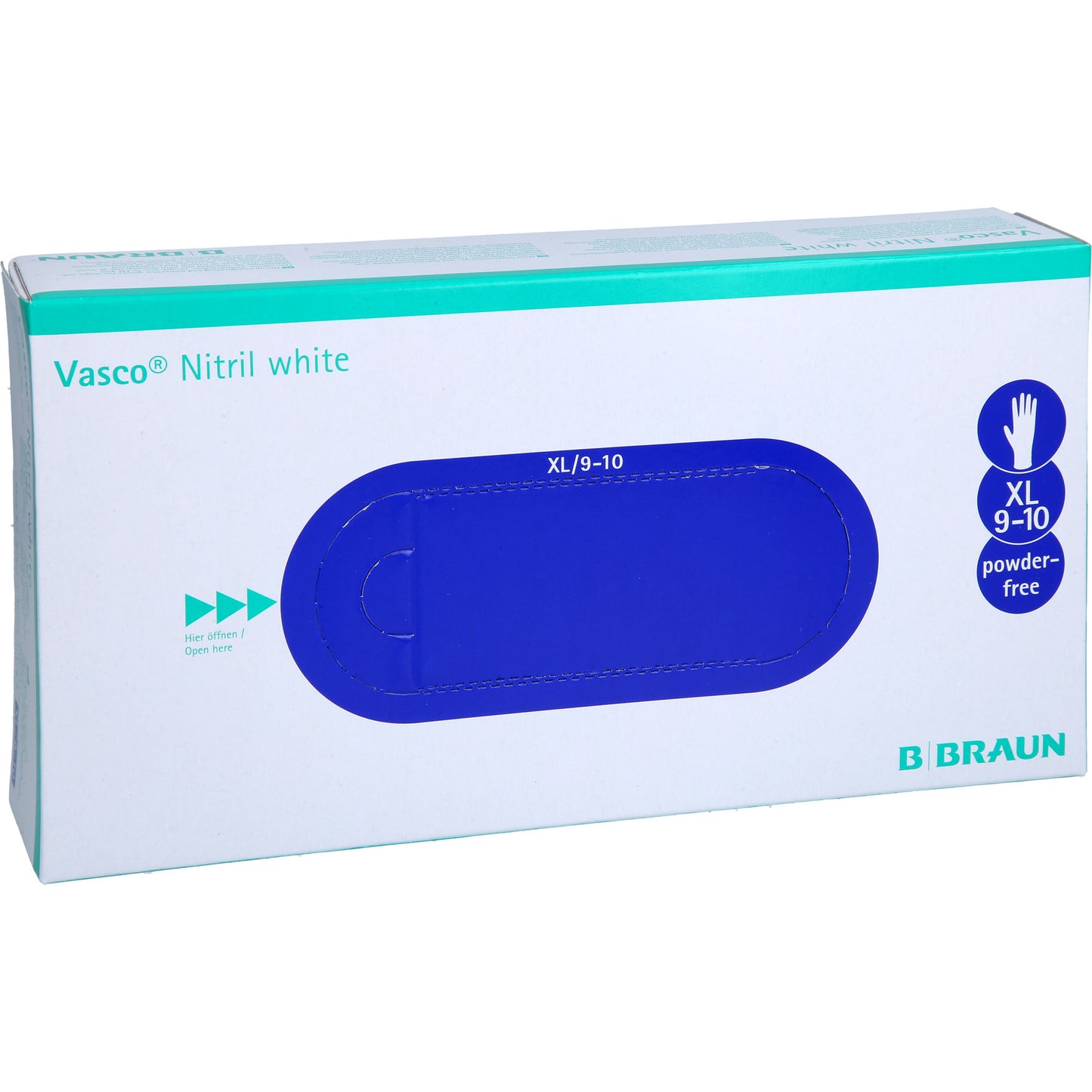 VASCO Nitril white Untersuchungshandschuhe XL 90 St