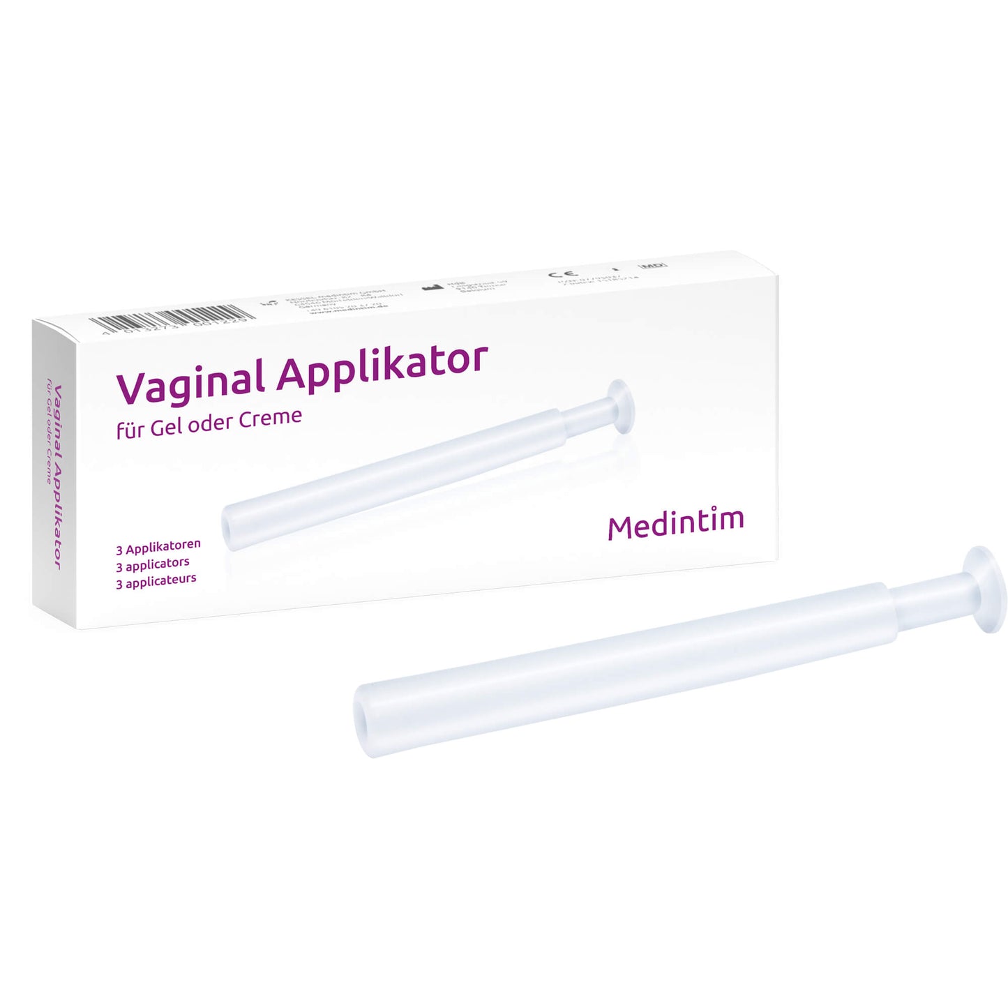 VAGINAL APPLIKATOR für Gel/Creme 3 St