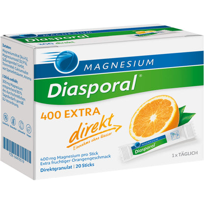 MAGNESIUM DIASPORAL 400 Extra direkt Granulat 20 St