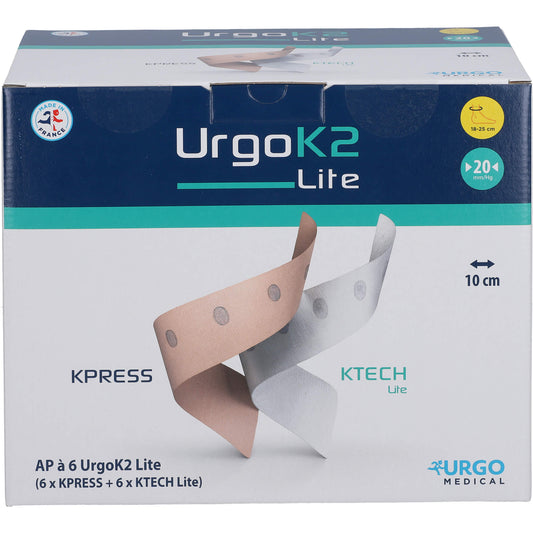 URGOK2 Lite Kompr.Syst.10cm Knöchelumf.18-25cm 6 St