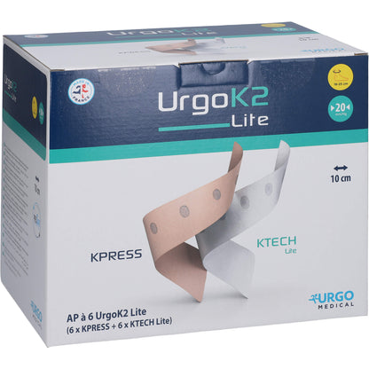URGOK2 Lite Kompr.Syst.10cm Knöchelumf.18-25cm 6 St