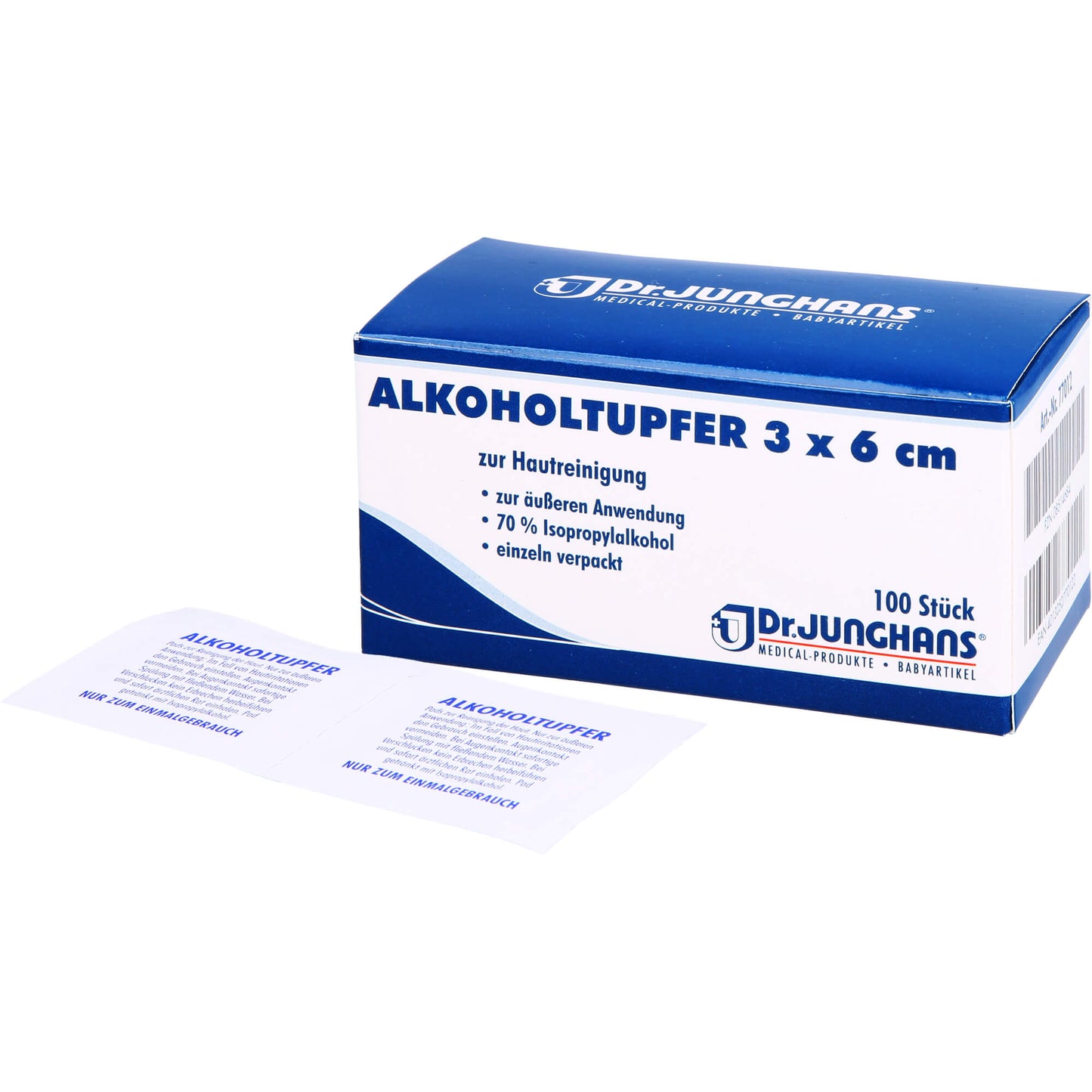 ALKOHOLTUPFER 3x6 cm steril 100 St