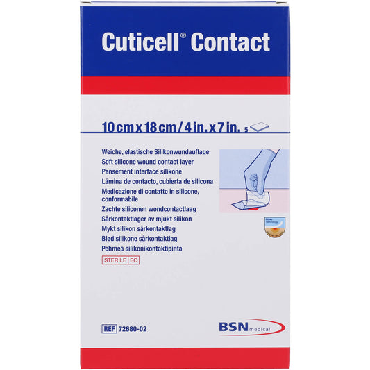 CUTICELL Contact 10x18 cm Verband 5 St
