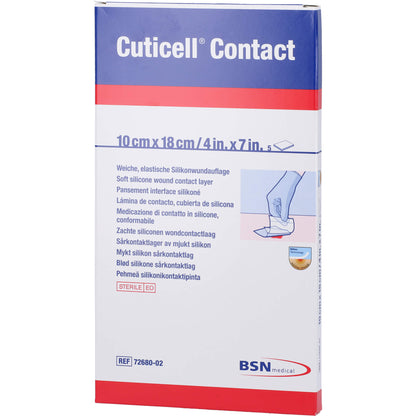 CUTICELL Contact 10x18 cm Verband 5 St