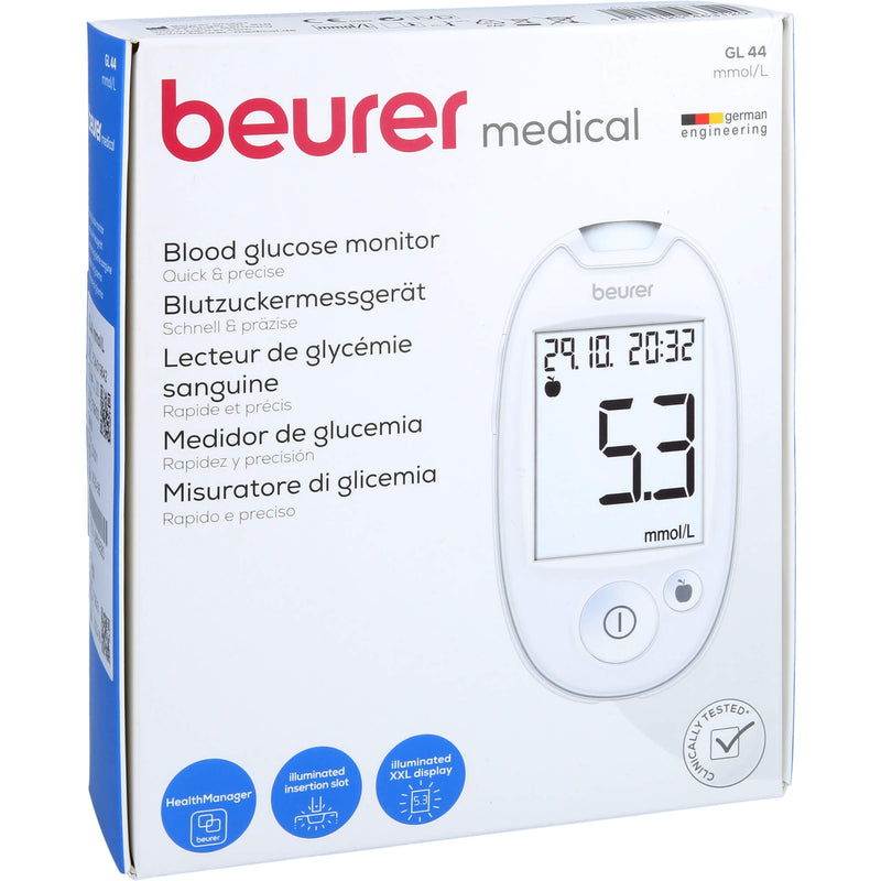 BEURER GL44 BZMG WE MMOL/L 1 St