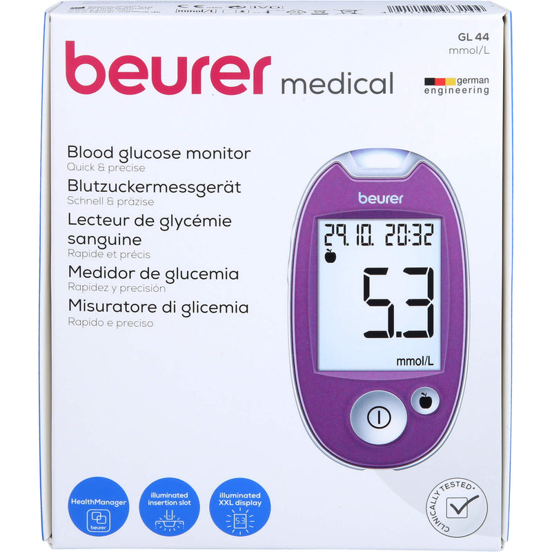 BEURER GL44 BZMG LI MMOL/L 1 St