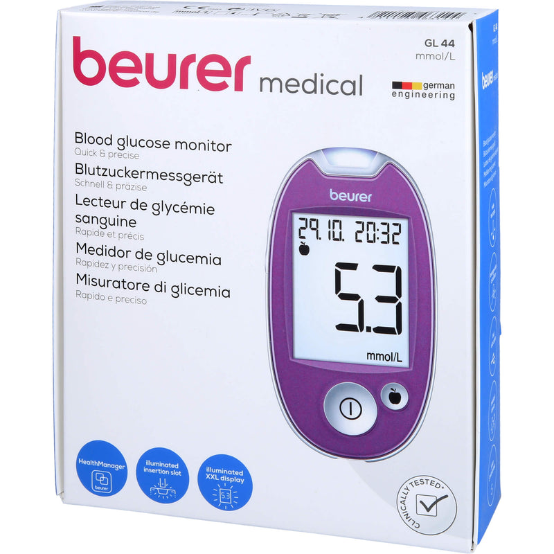 BEURER GL44 BZMG LI MMOL/L 1 St