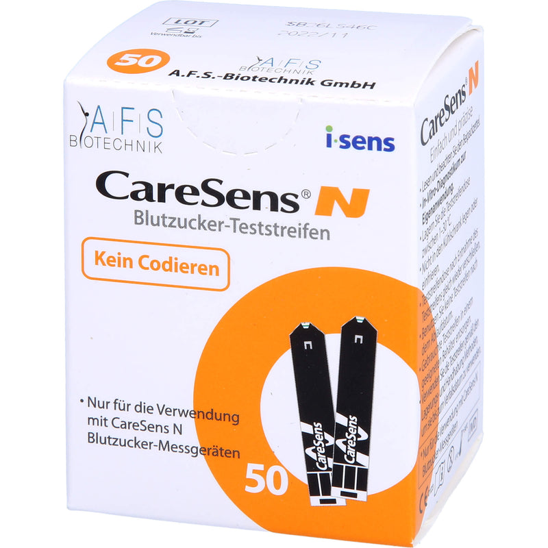 CARESENS N BLUTZUCKERTEST 50 St