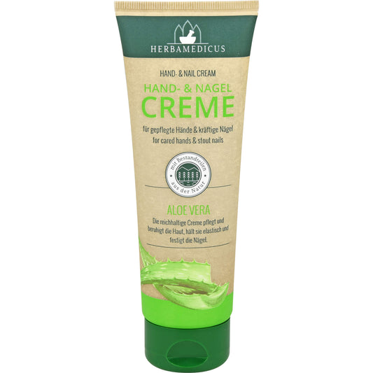 HAND UND NAGELCREME mit Aloe Vera Herbamedicus 125 ml