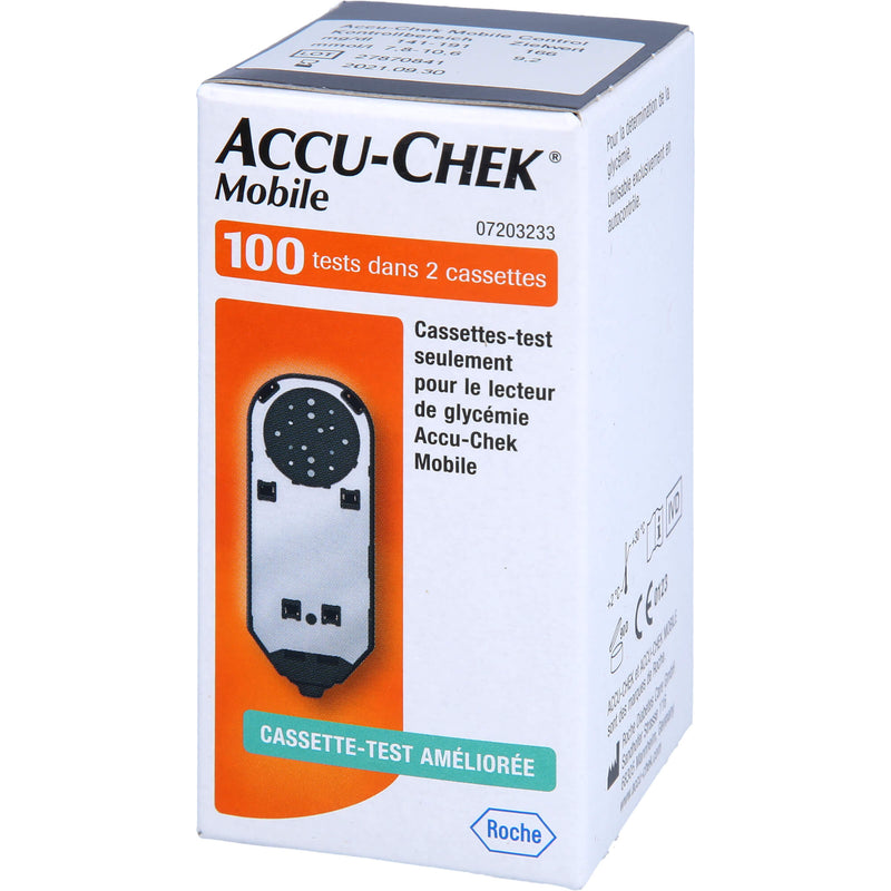 ACCU CHEK MOBILE TESTKASS 100 St