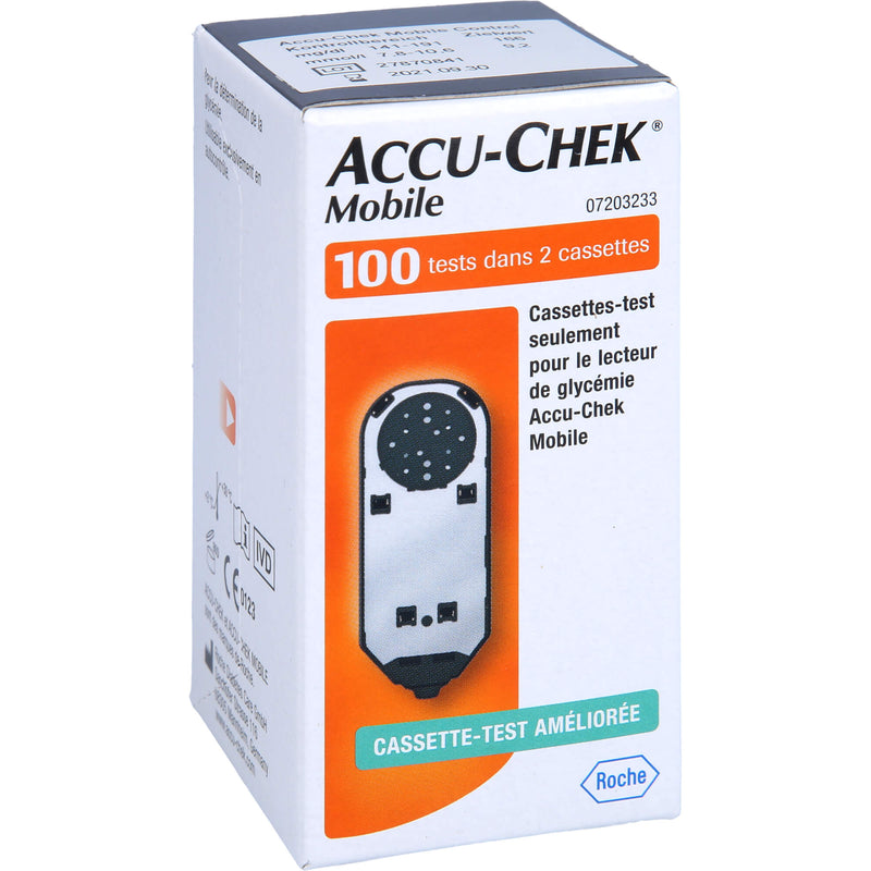 ACCU CHEK MOBILE TESTKASS 100 St