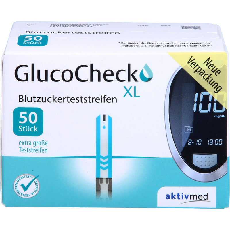 GLUCO CHECK XL TESTSTREIF 50 St