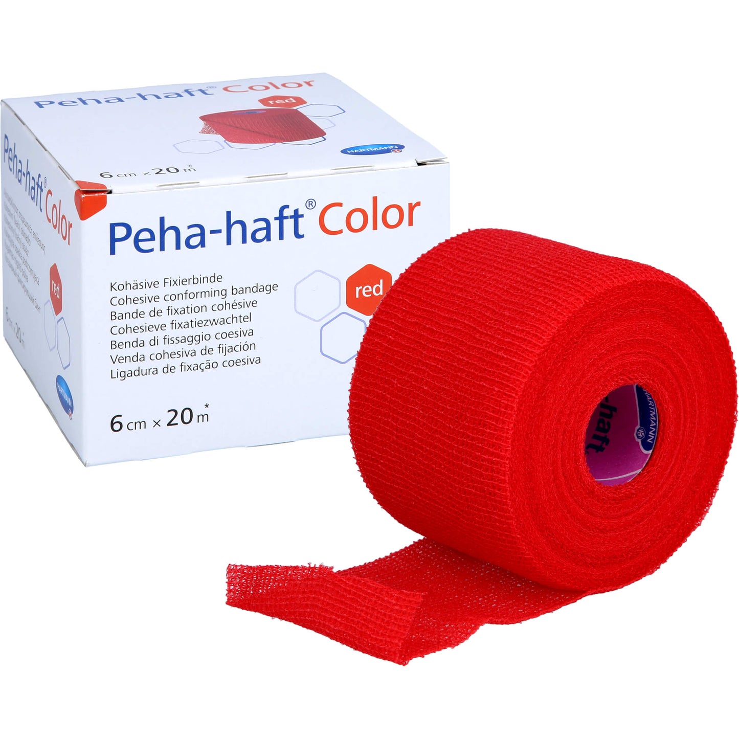 PEHA-HAFT Color Fixierb.latexfrei 6 cmx20 m rot 1 St