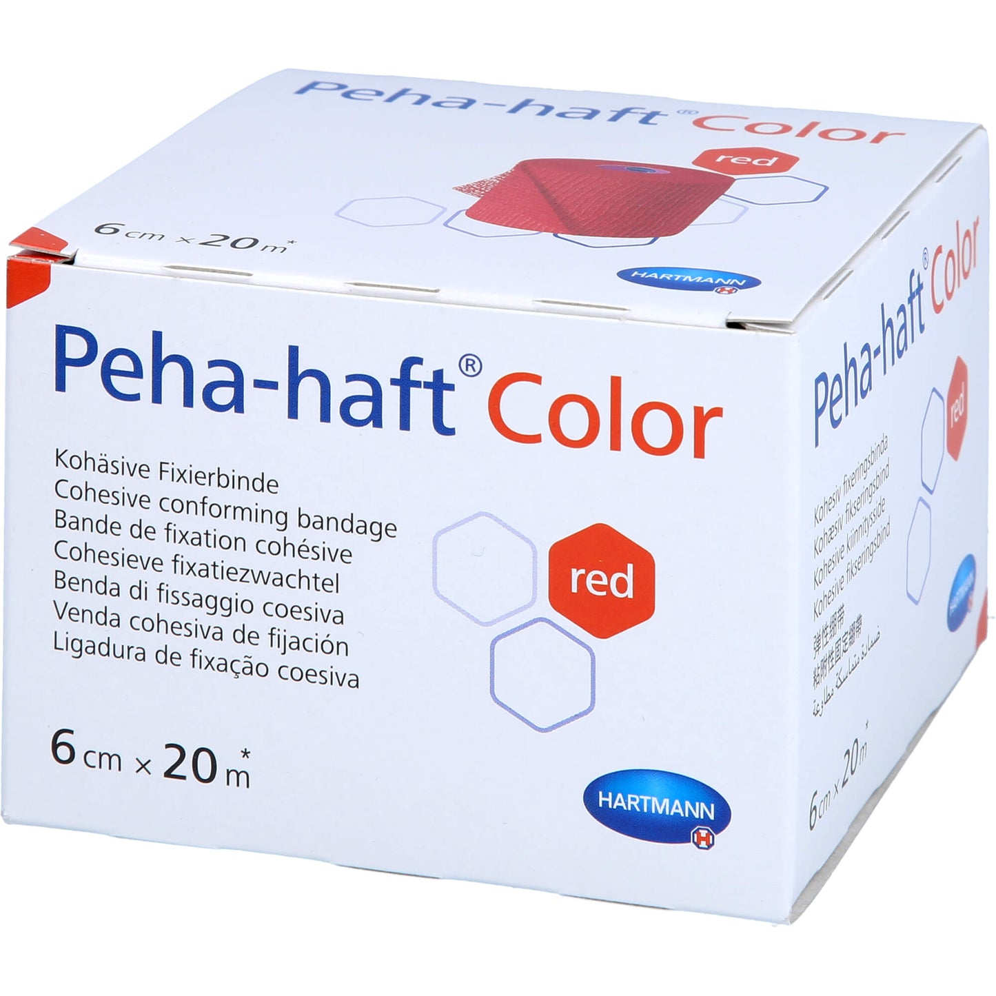 PEHA-HAFT Color Fixierb.latexfrei 6 cmx20 m rot 1 St