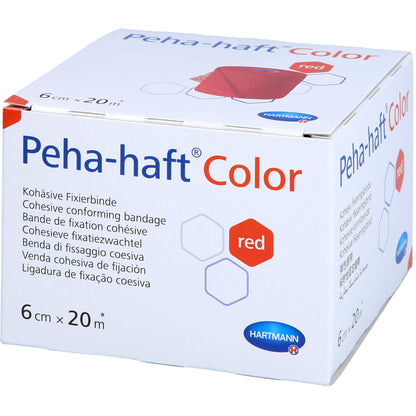 PEHA-HAFT Color Fixierb.latexfrei 6 cmx20 m rot 1 St