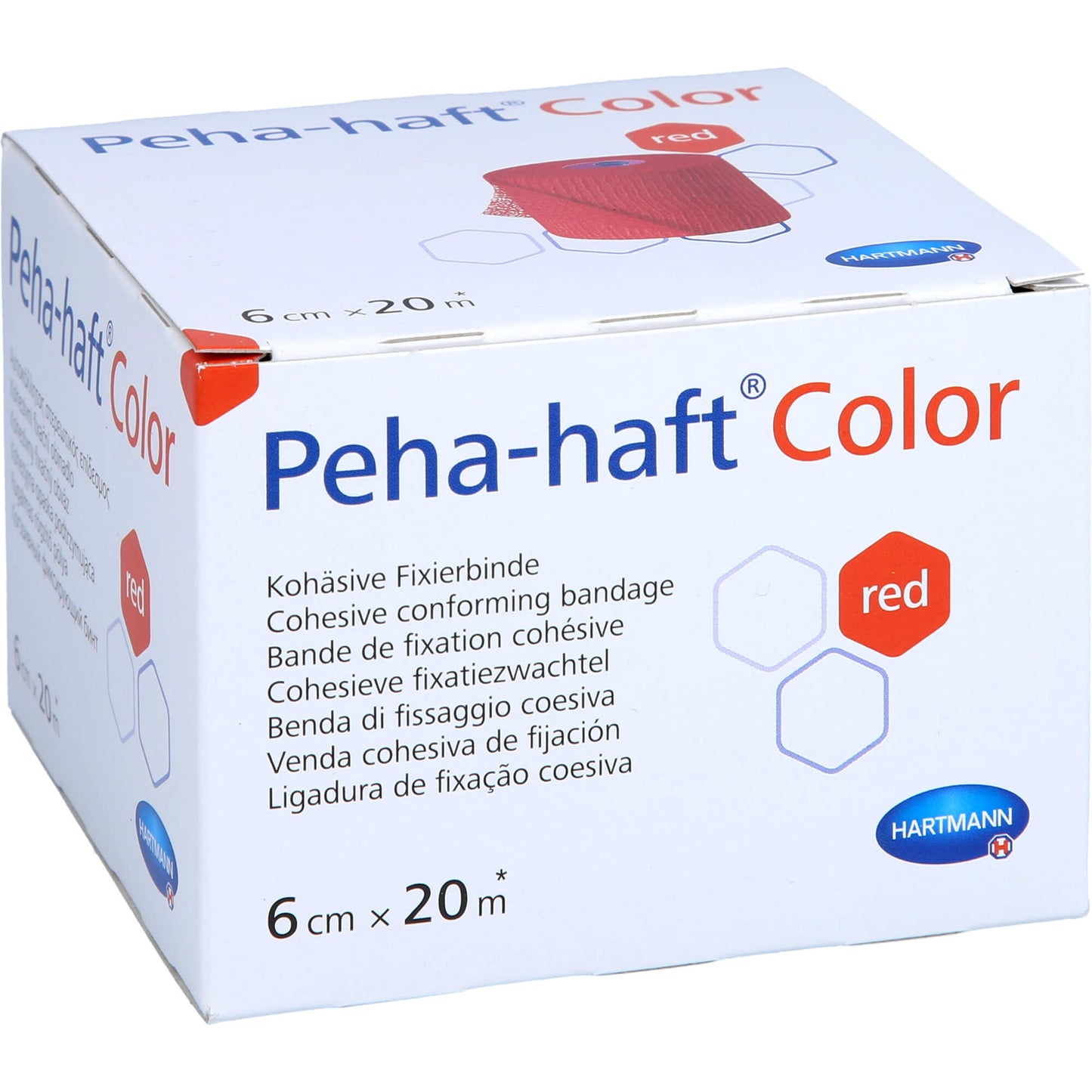 PEHA-HAFT Color Fixierb.latexfrei 6 cmx20 m rot 1 St